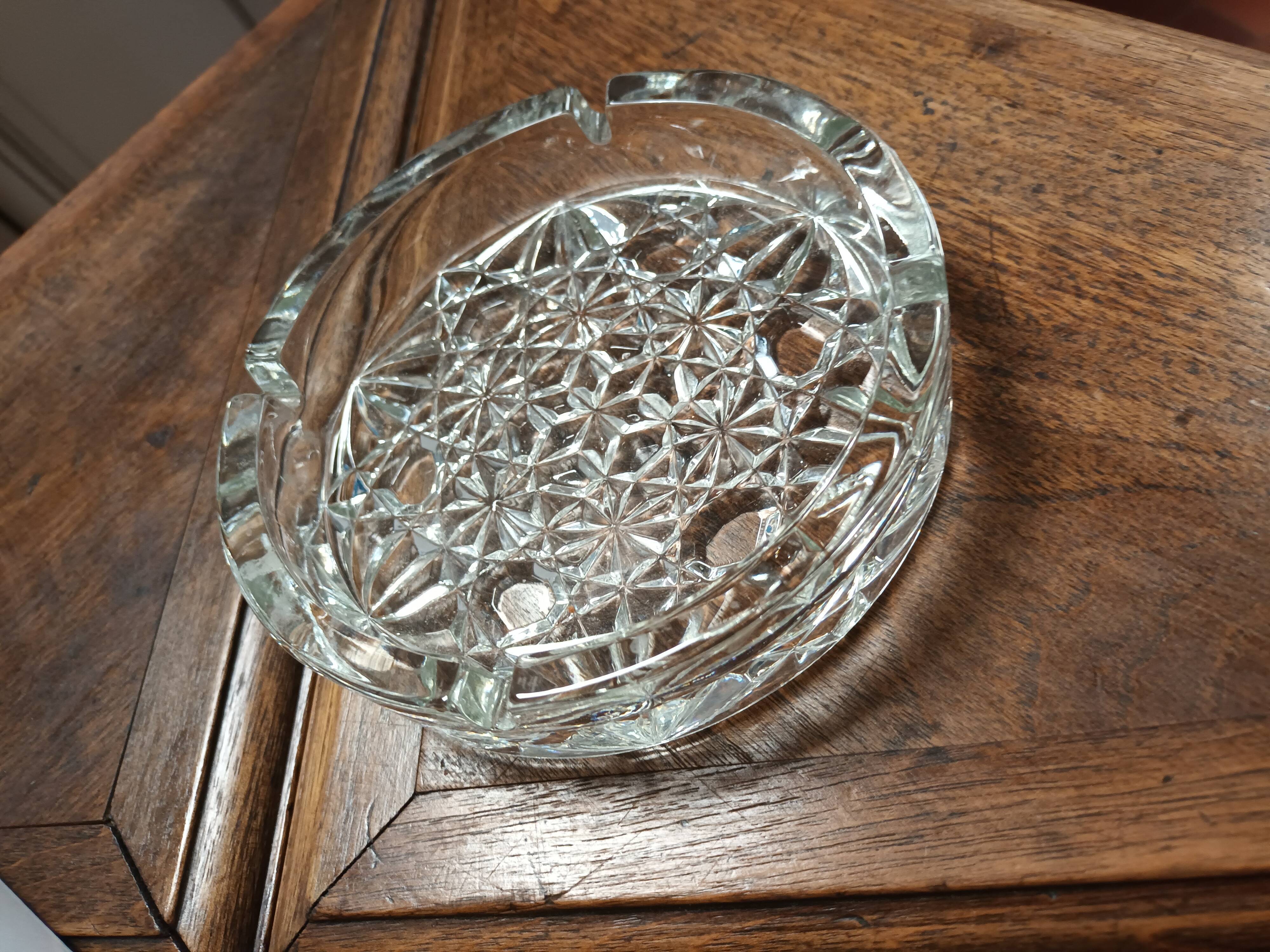 Crystal ashtray