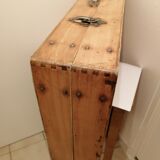 Wooden suitcase for old deco