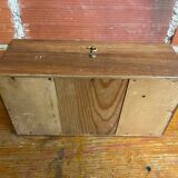 Antique wooden box with vintage clasp