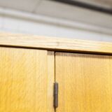 Armoire scandinave 3 portes en teck blond