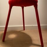 Vintage Ikea red yarn ps eskilstuna stool