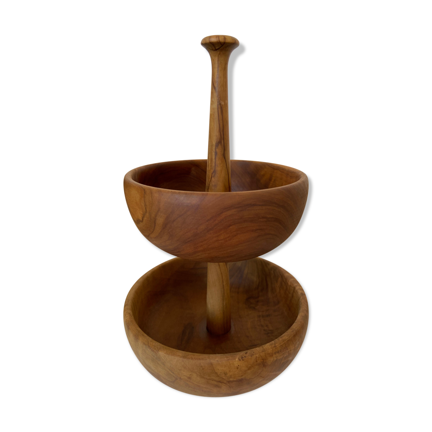Wooden fruit cup