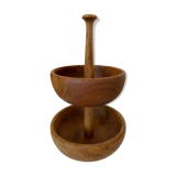Wooden fruit cup