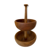 Wooden fruit cup