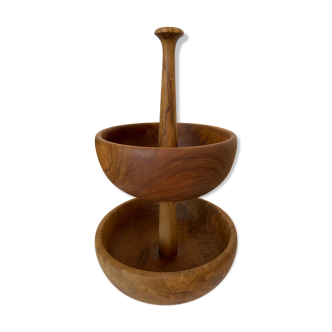 Wooden fruit cup