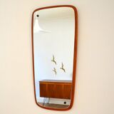 Scandinavian Mirror 60s teak 34x73cm