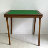 Folding bridge table