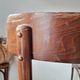 Set of 3 antique wooden bistro chairs