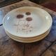 Flat Plates – Botanical Thistle Decor – 70s