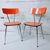 Set of formica chairs