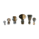 Lot de 6 bouchons de carafe en verre