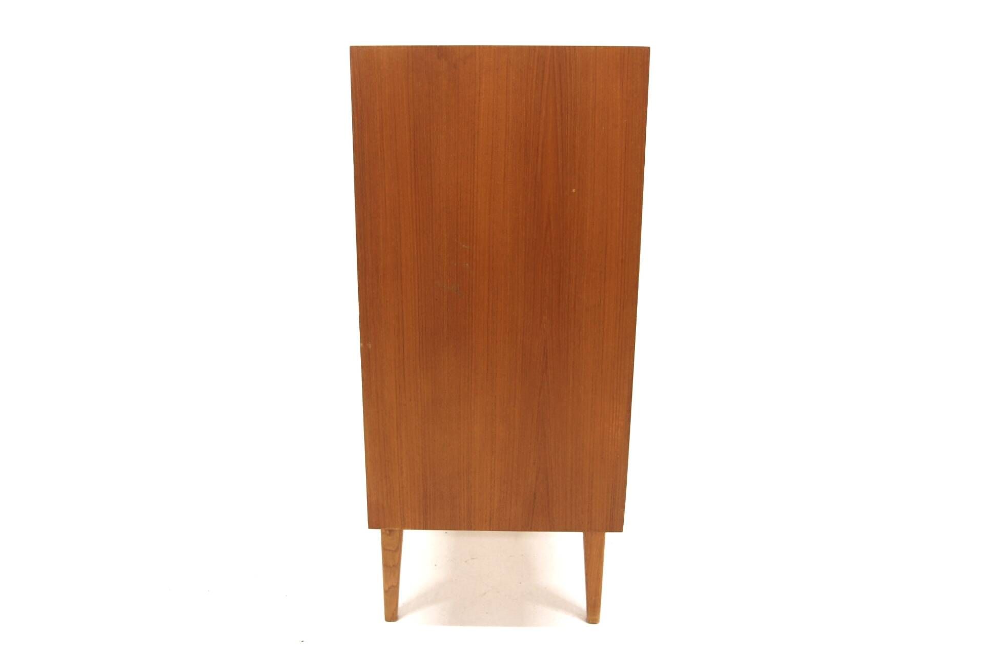 Scandinavian teak and oak sideboard, Möbelfabrik Örnen, Rydaholm, Sweden, 1960