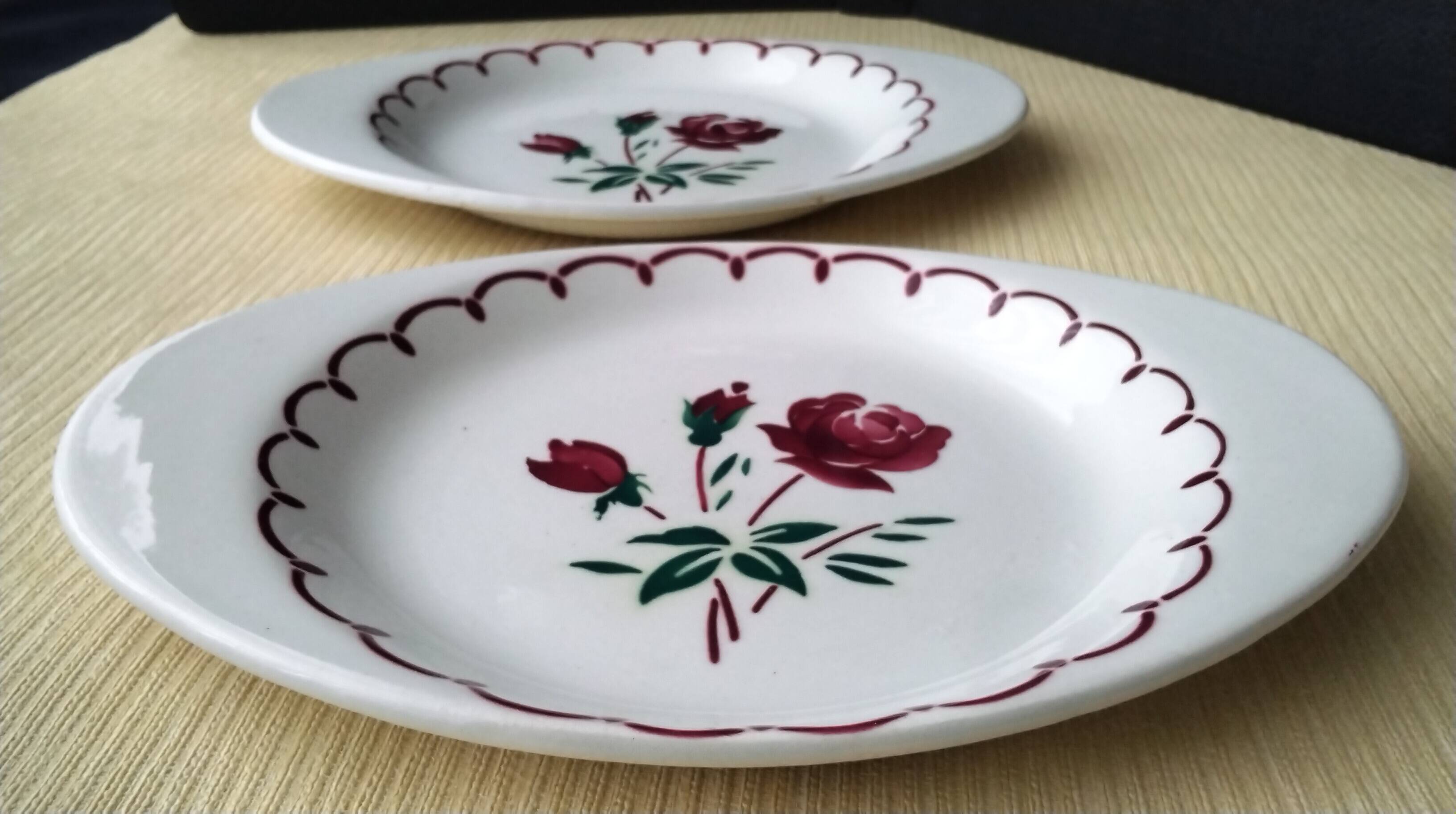 2 Fenal Badonviller earthenware bowls