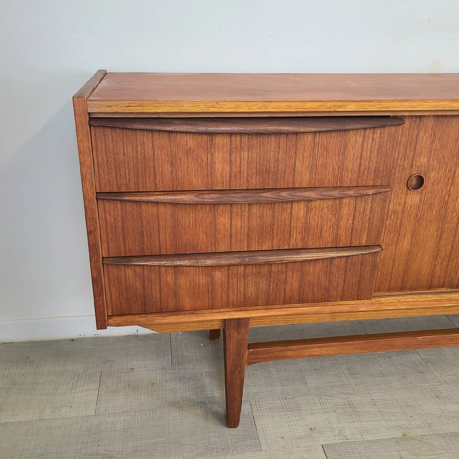 Vintage 1960s Scandinavian teak sideboard