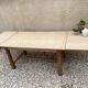 Stripped and extendable farm table