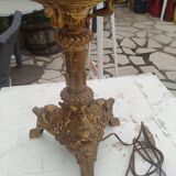 Pied de lampe en bronze du XIX siècle