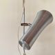 Floor lamp with 3 adjustable spots in stainless steel, 1970's