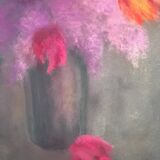 Nature morte aux coquelicots, signée et datée 1972