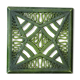 Green enamelled cast iron underside