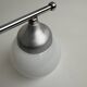 VINTAGE METAL AND OPALINE WALL LIGHT