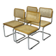 Set of 4 Marcel Breuer B32 model chairs