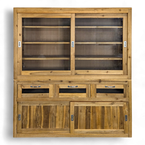 Buffet industriel en pin