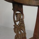 Set of 2 teak corner chairs, 1980s