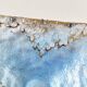 Light blue enamel catch-all tray