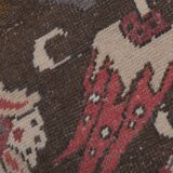 Southwest Wool Rug, Oriental Turkey Oushak Rug with Floral Pattern 4'11" X 8'5"