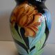 Vase polychrome Vallauris jtf floral 50