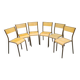 6 chaises vintage Mullca