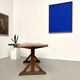 Table brutaliste en chêne du XIXème