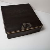 Underwood 315 blue typewriter with satchel