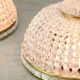 Mid-Century Czech Crystal and Brass Wall Lamp in Brass, 50s, set of 2