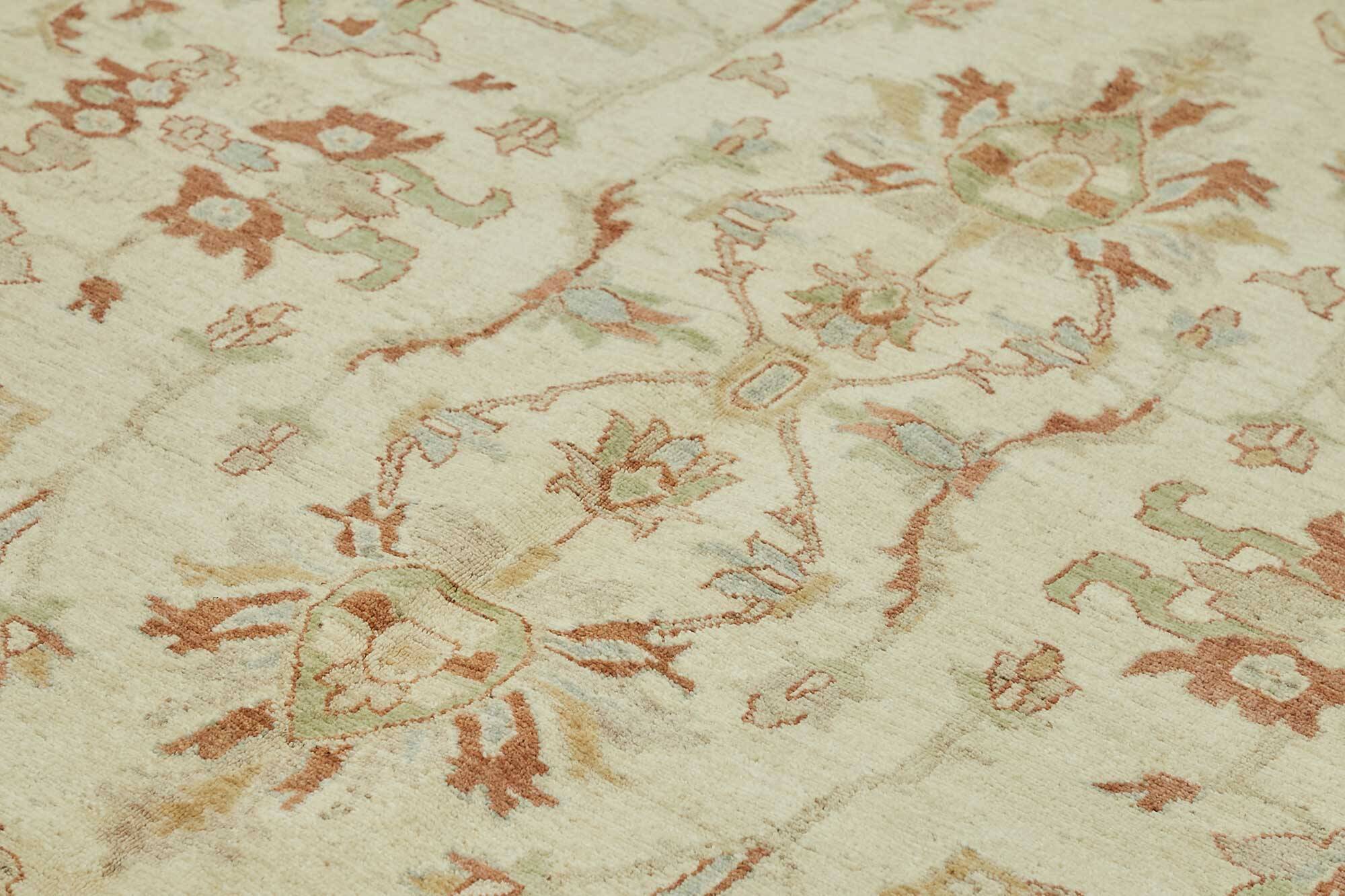 Turkish Handknotted Wool Oushak Rug 268 cm x 355 cm
