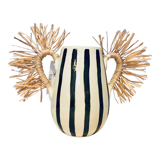 Hand-painted ceramic vase