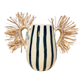 Hand-painted ceramic vase