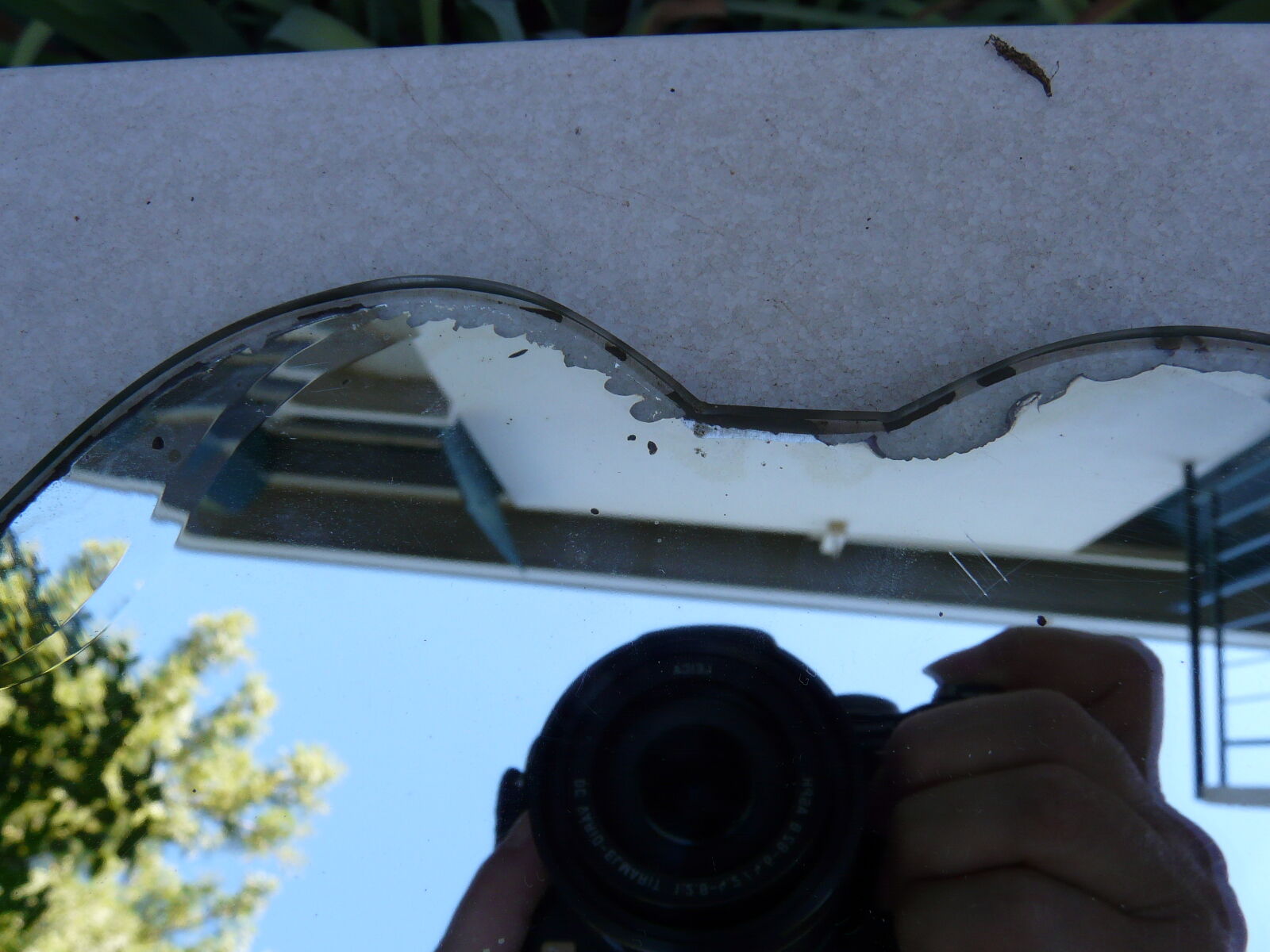 Mirror bevelled art deco era