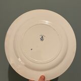 Set of 2 round dishes Terre de Fer XIXth "Madrid"