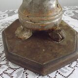 Antique 18th Century Church Altar Candlestick Converted to Table Lamp
