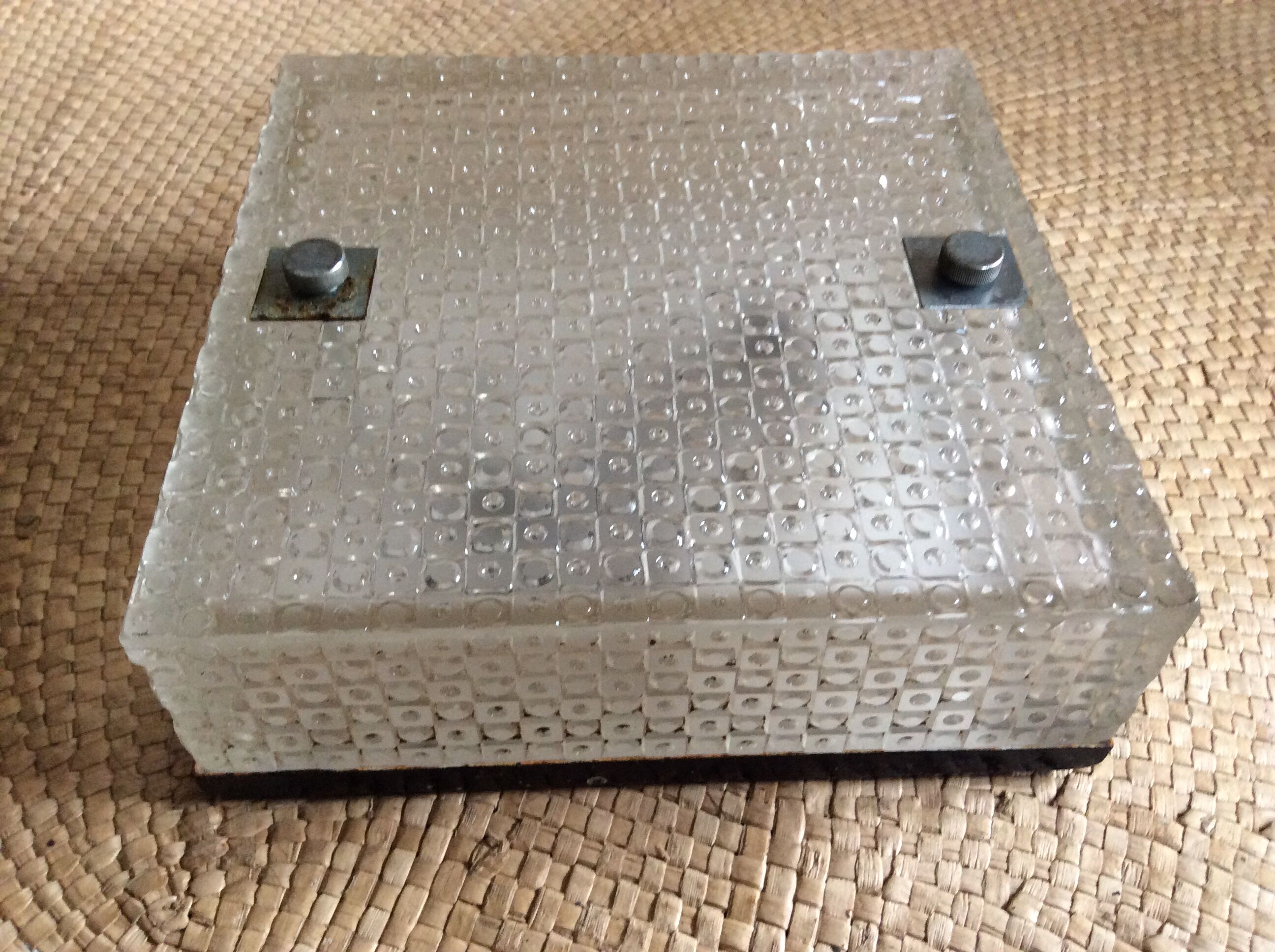 Vintage square applique