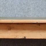 Napoleon III period center desk in light wood