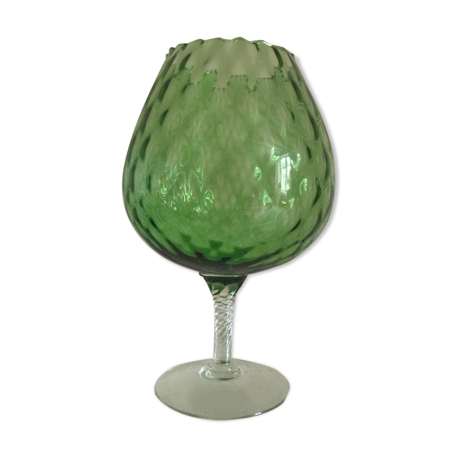 Coupe en verre Empoli vert