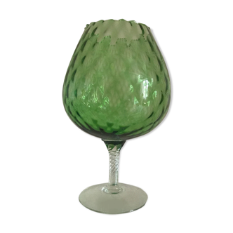 Green Empoli glass cup