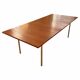 Table model AT-318 in teak and steel by Hans J. Wegner.