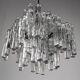 Ice Glass Lamp by J.T. Kalmar 1970s