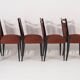 Table and 6 chairs for the dining room of the '70s
