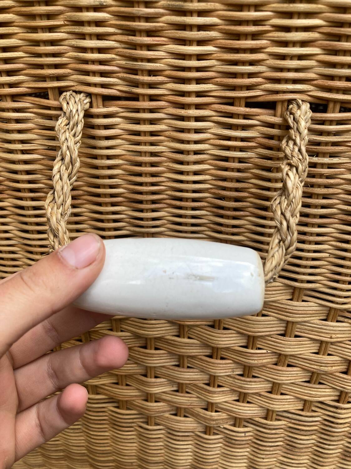 Vintage wicker chest