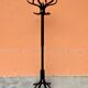 Baumann coat rack on vintage parrot stand 70s curved wood
