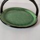 Plateau and its 4 ceramic workshop bowls - green Geneva